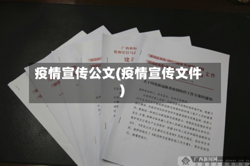 疫情宣传公文(疫情宣传文件)-第1张图片