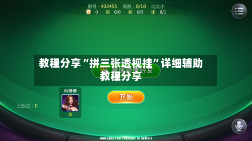 教程分享“拼三张透视挂	”详细辅助教程分享-第1张图片