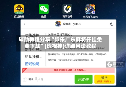 辅助教程分享“微乐广东麻将开挂免费下载”(透视挂)详细用法教程-第2张图片