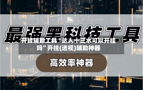 开挂辅助工具“达人十三水可以开挂吗”开挂(透视)辅助神器-第2张图片