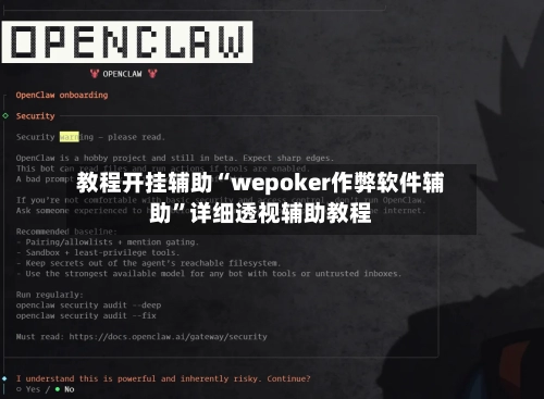 教程开挂辅助“wepoker作弊软件辅助”详细透视辅助教程-第1张图片