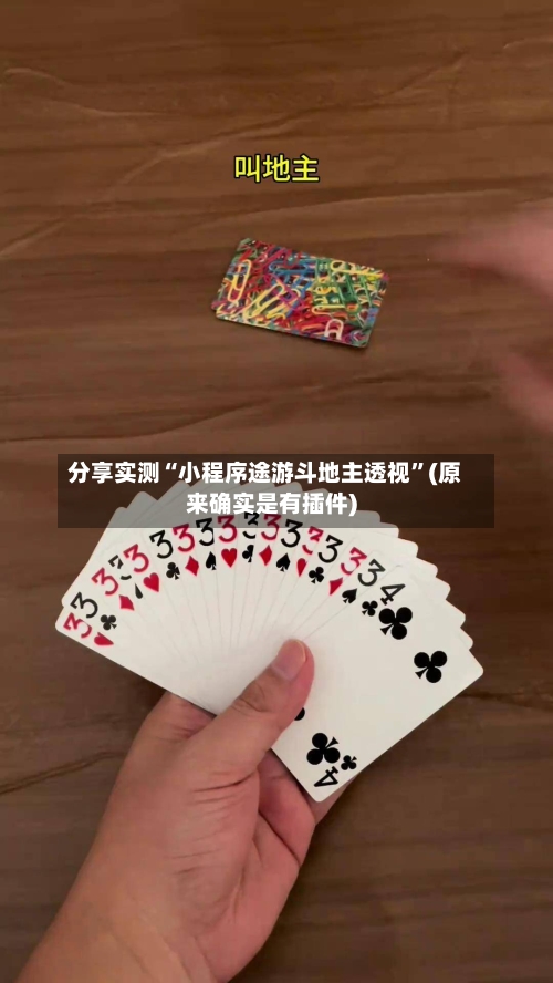 分享实测“小程序途游斗地主透视	”(原来确实是有插件)-第2张图片