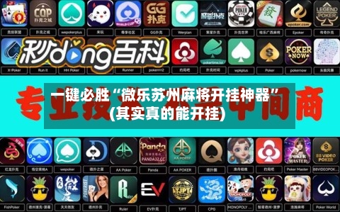 一键必胜“微乐苏州麻将开挂神器”(其实真的能开挂)-第2张图片