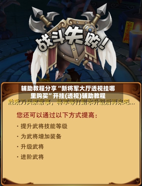 辅助教程分享“新将军大厅透视挂哪里购买	”开挂(透视)辅助教程-第2张图片