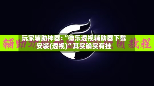 玩家辅助神器:“微乐透视辅助器下载安装(透视)”其实确实有挂-第2张图片