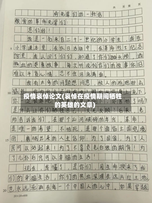 疫情哀悼论文(哀悼在疫情期间牺牲的英雄的文章)-第1张图片