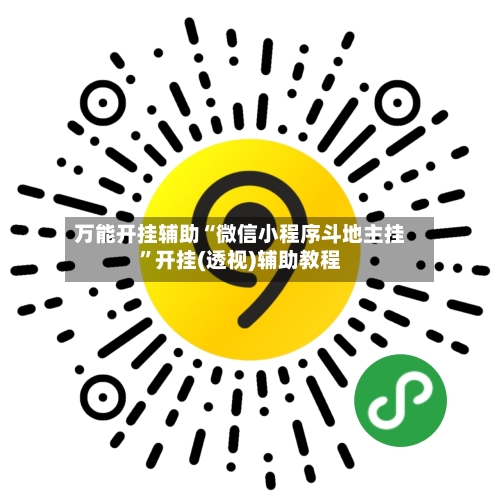 万能开挂辅助“微信小程序斗地主挂	”开挂(透视)辅助教程-第1张图片