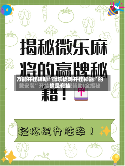万能开挂辅助“微乐捉鸡开挂神器”的确是有挂-第1张图片