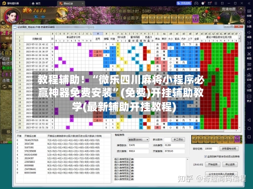 教程辅助！“微乐四川麻将小程序必赢神器免费安装”(免费)开挂辅助教学(最新辅助开挂教程)-第1张图片