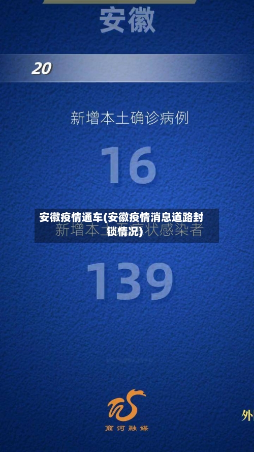 安徽疫情通车(安徽疫情消息道路封锁情况)-第2张图片