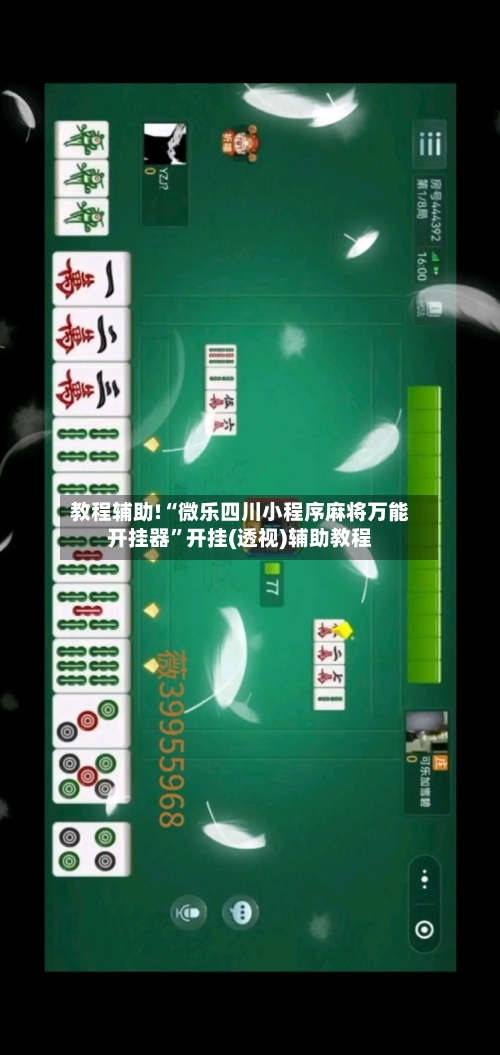 教程辅助!“微乐四川小程序麻将万能开挂器”开挂(透视)辅助教程-第3张图片
