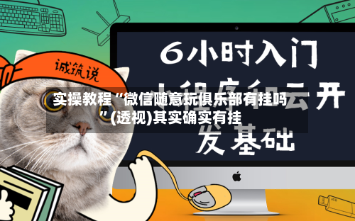 实操教程“微信随意玩俱乐部有挂吗	”(透视)其实确实有挂-第1张图片