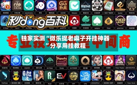 独家实测“微乐捉老麻子开挂神器”分享用挂教程-第3张图片