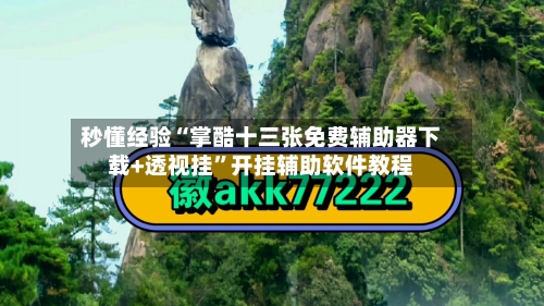 秒懂经验“掌酷十三张免费辅助器下载+透视挂”开挂辅助软件教程