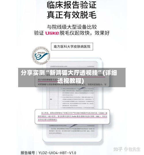 分享实测“新鸿狐大厅透视挂”(详细透视教程)