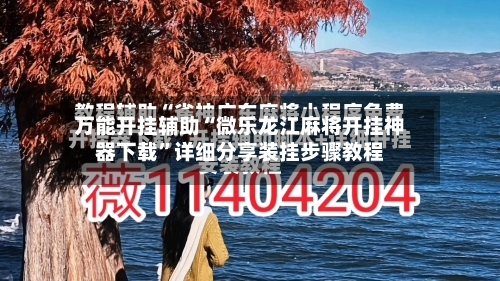 万能开挂辅助“微乐龙江麻将开挂神器下载”详细分享装挂步骤教程-第3张图片