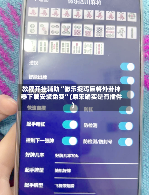 教程开挂辅助“微乐捉鸡麻将外卦神器下载安装免费	”(原来确实是有插件)-第1张图片