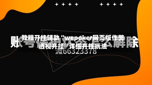 教程开挂辅助“wepoker网页版作弊透视开挂	”详细开挂玩法-第2张图片