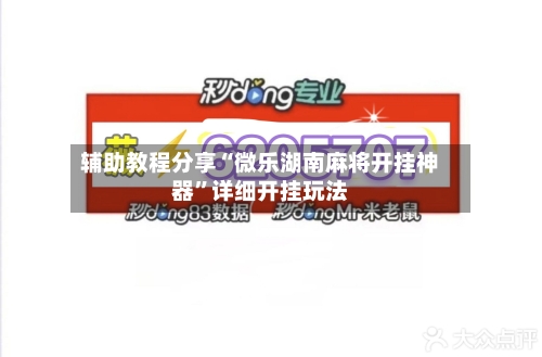 辅助教程分享“微乐湖南麻将开挂神器	”详细开挂玩法-第1张图片
