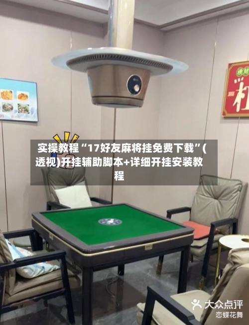 实操教程“17好友麻将挂免费下载”(透视)开挂辅助脚本+详细开挂安装教程-第1张图片