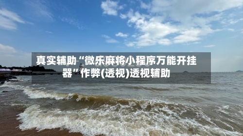 真实辅助“微乐麻将小程序万能开挂器”作弊(透视)透视辅助