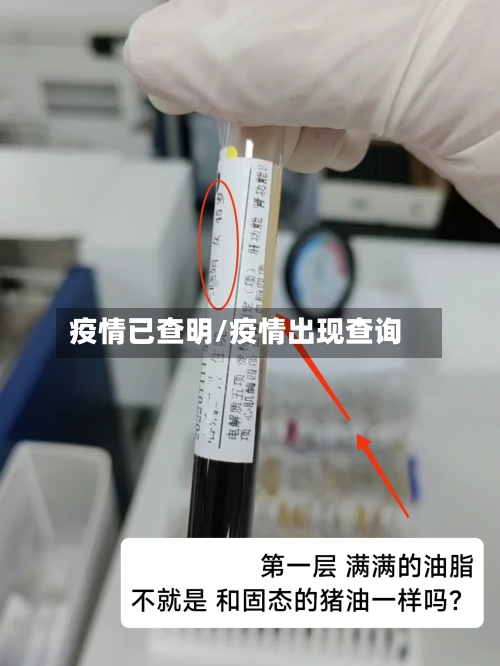 疫情已查明/疫情出现查询