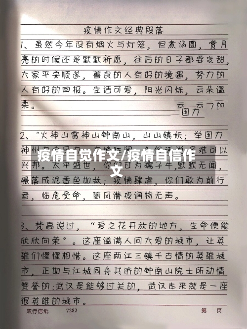 疫情自觉作文/疫情自信作文