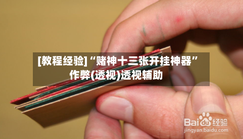 [教程经验]“赌神十三张开挂神器”作弊(透视)透视辅助-第1张图片
