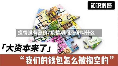 疫情没有涨价/疫情期间涨价叫什么-第1张图片