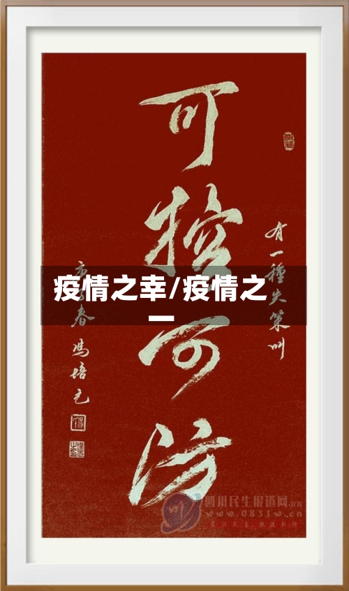 疫情之幸/疫情之一