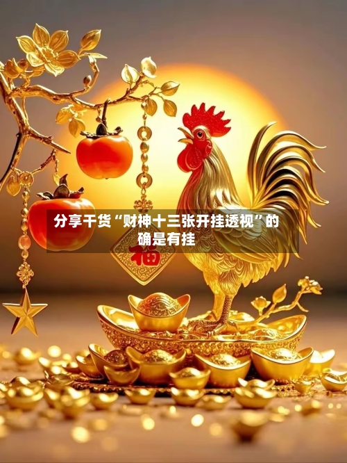 分享干货“财神十三张开挂透视	”的确是有挂-第2张图片
