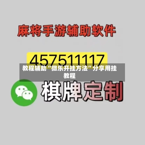 教程辅助“微乐开挂方法”分享用挂教程