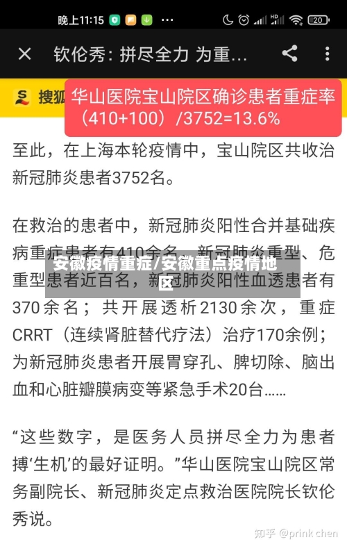安徽疫情重症/安徽重点疫情地区