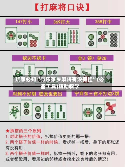 玩家必知“微乐家乡麻将有没有挂”(必备工具)辅助教学