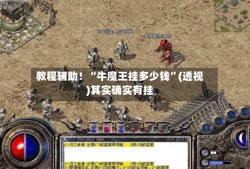 教程辅助！“牛魔王挂多少钱”(透视)其实确实有挂
