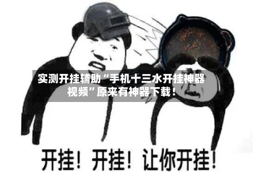 实测开挂辅助“手机十三水开挂神器视频”原来有神器下载！