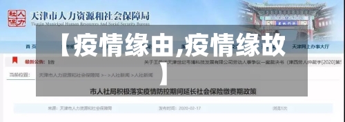 【疫情缘由,疫情缘故】
