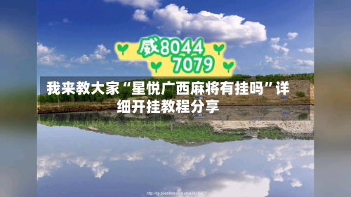 我来教大家“星悦广西麻将有挂吗”详细开挂教程分享