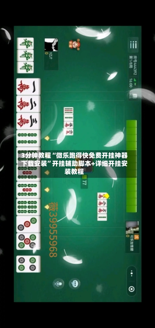 3分钟教程“微乐跑得快免费开挂神器下载安装	”开挂辅助脚本+详细开挂安装教程-第1张图片