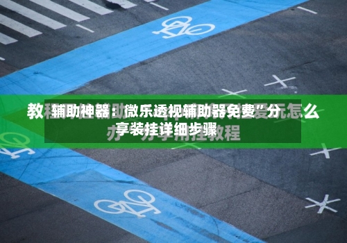 辅助神器：微乐透视辅助器免费”分享装挂详细步骤
