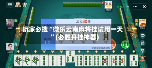 玩家必搜“微乐云南麻将挂试用一天	”(必胜开挂神器)-第2张图片