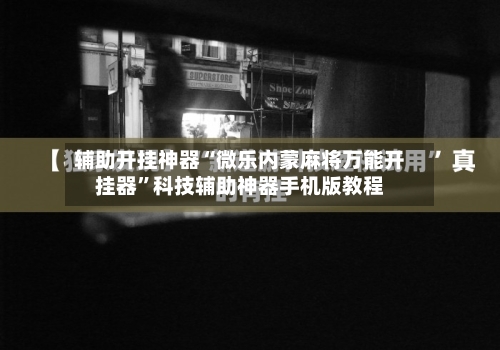 辅助开挂神器“微乐内蒙麻将万能开挂器	”科技辅助神器手机版教程-第2张图片