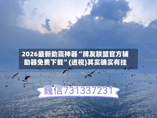 2026最新助赢神器“牌友联盟官方辅助器免费下载”(透视)其实确实有挂