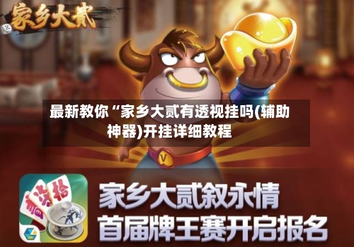 最新教你“家乡大贰有透视挂吗(辅助神器)开挂详细教程-第3张图片