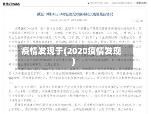 疫情发现于(2020疫情发现)