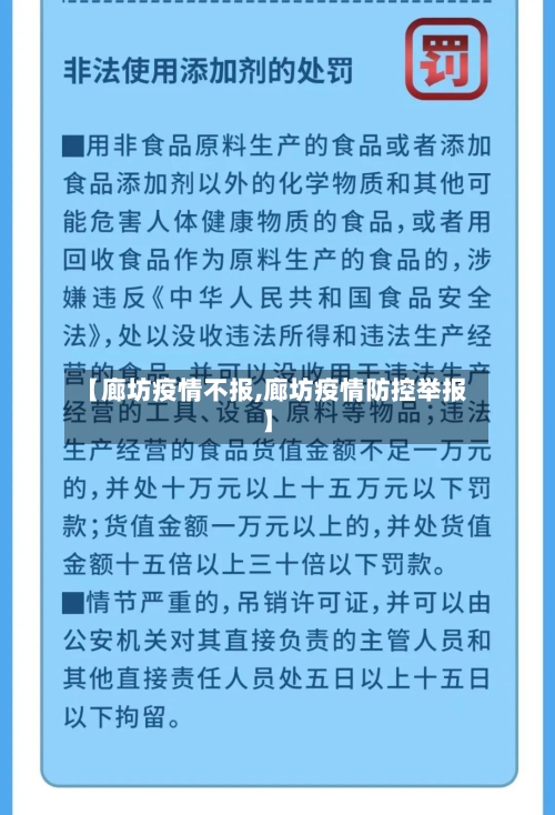 【廊坊疫情不报,廊坊疫情防控举报】-第1张图片