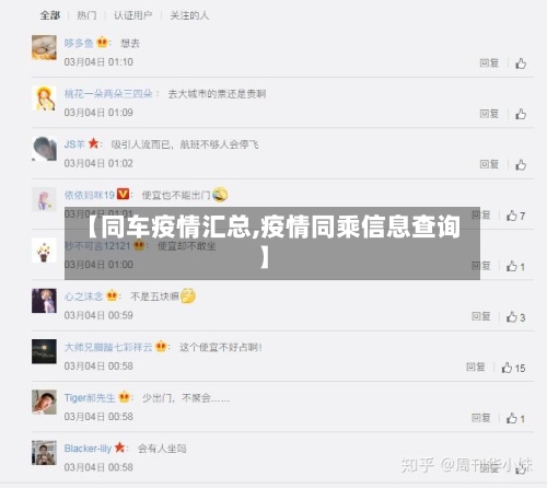 【同车疫情汇总,疫情同乘信息查询】-第2张图片