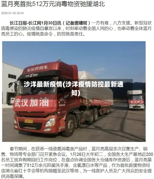 沙洋最新疫情(沙洋疫情防控最新通知)