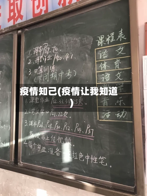 疫情知己(疫情让我知道)-第2张图片