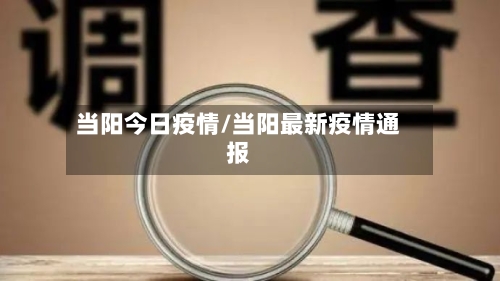 当阳今日疫情/当阳最新疫情通报-第1张图片